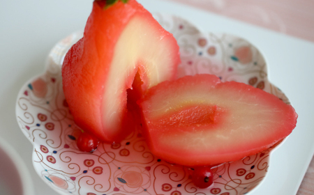 【有田焼】【其泉・ギフト箱】くだものシリーズ もも 銘々皿 2点 / 佐賀県 / 株式会社賞美堂本店 [41APAQ013]