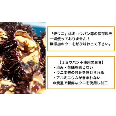 ふるさと納税 陸前高田市 焼きうに 80g×1個 [ ミョウバン不使用 ] 広田湾漁協からお届け! |  | 02