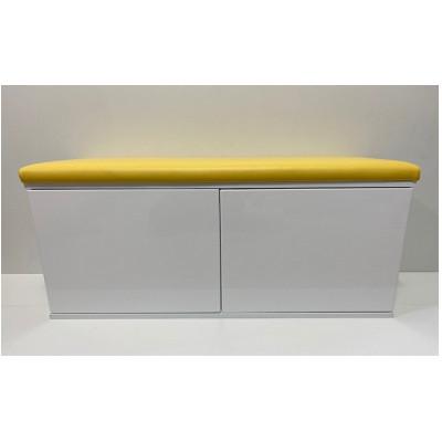 ふるさと納税 静岡市 クッション付きベンチチェスト2人掛け(色おまかせ) |  | 01