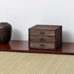 焼桐 小引出し３段 約幅23.5×奥行23×高さ17cm AKU1044772