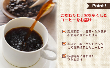 栽培期間中、農薬と化学肥料不使用の豆を使用したドリップコーヒー 珈琲 ドリップバッグ 7袋 自家焙煎珈琲 お手軽セット ハンドピック [HF001] 飛騨市