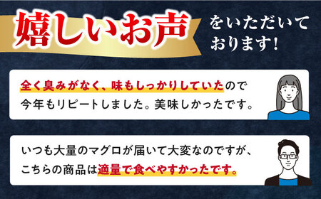 【全2回定期便】対馬産 本マグロ 中トロ300g ＆干物《対馬市》【対海】 新鮮 マグロ 鮪 本鮪 トロ 海鮮 冷凍 浜干し[WAH031]