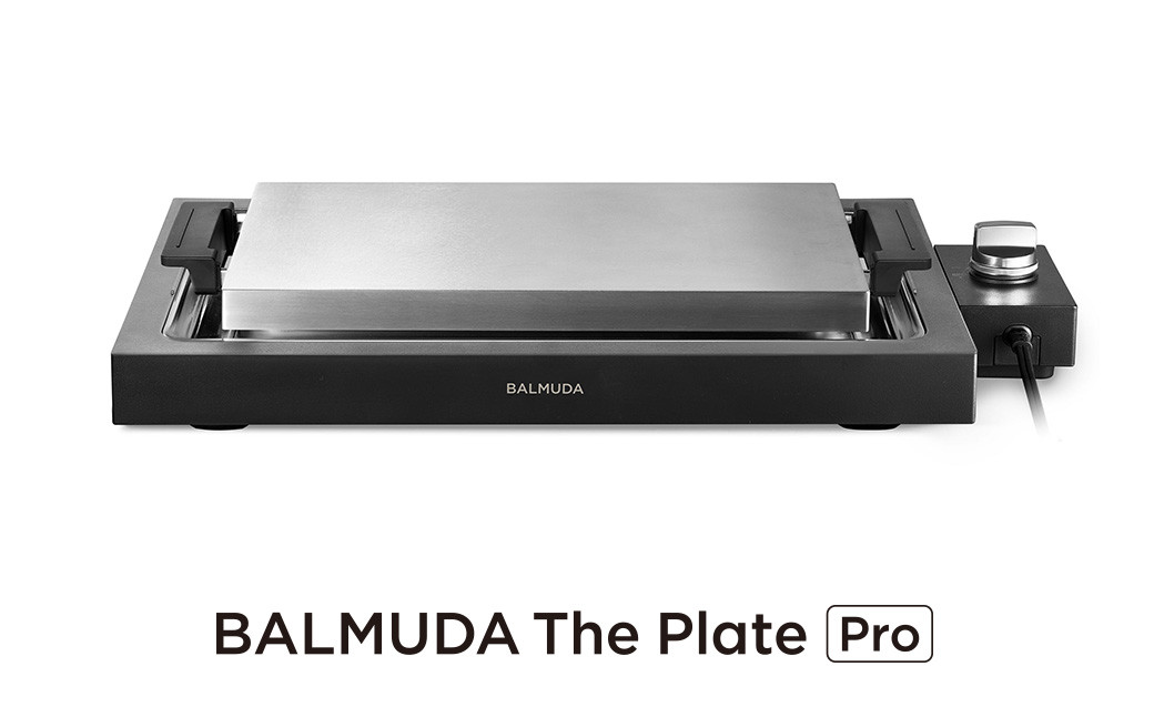 
BALMUDA The Plate Proブラック K10A-BK／JP バルミューダ ザ・プレート プロBALMUDA ホットプレート家電 おしゃれシンプルライブキッチン電気グリル 大型 調理家電
