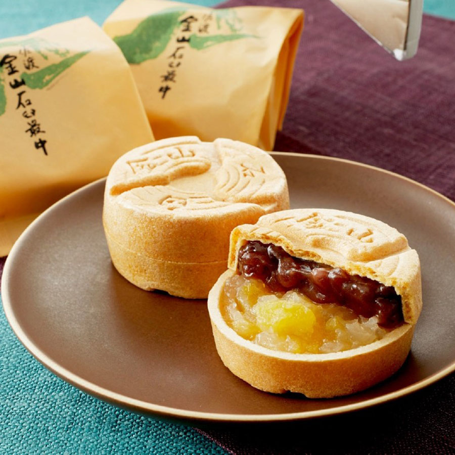 ＜しまや＞佐渡金山石臼最中　10個入り