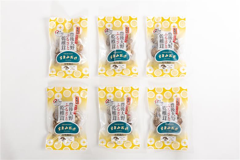 原木椎茸 どんこ椎茸 小袋セット 300g (50g×6袋) | うまみだけ 椎茸 しいたけ どんこ 干ししいたけ 九州 大分県 原木栽培 九州 送料無料