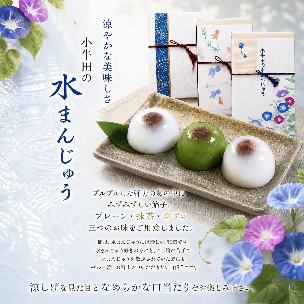 小牛田の水まんじゅう(6個入)【mukm003】