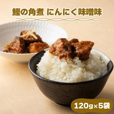ふるさと納税 東洋町 鰹の角煮 にんにく味噌味　5袋　国産 高知県産 おつまみ・惣菜・おかずにも◎