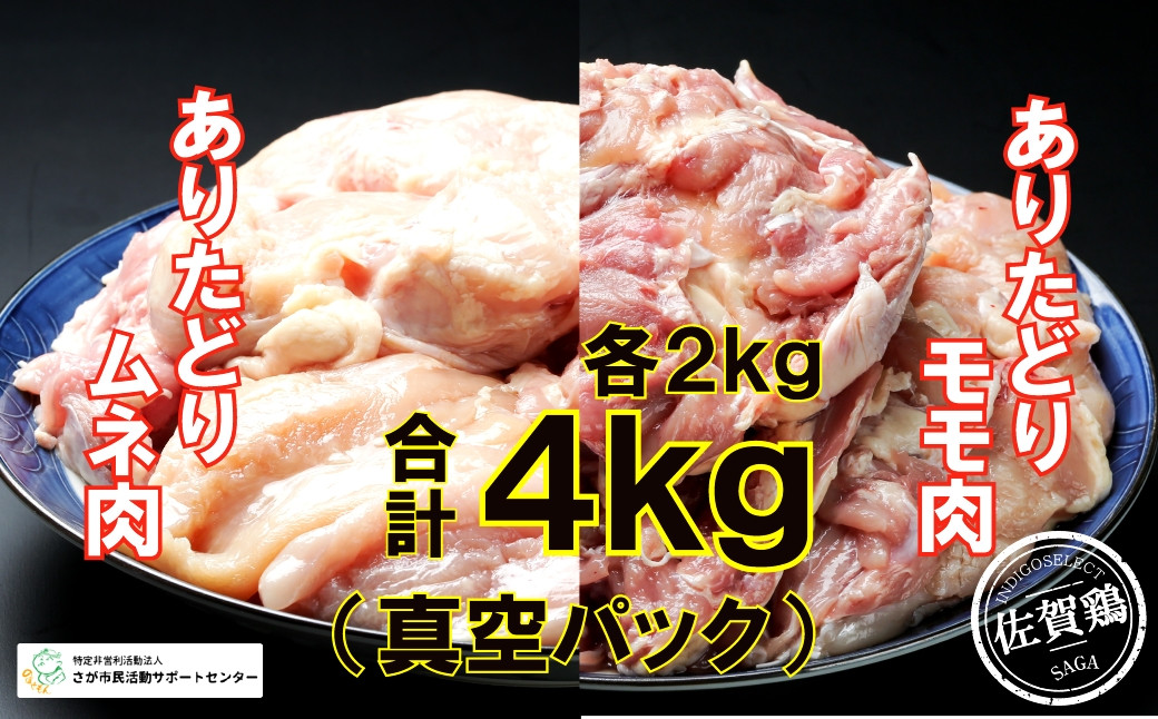 
ありたどり モモ・ムネセット（各2kg）
