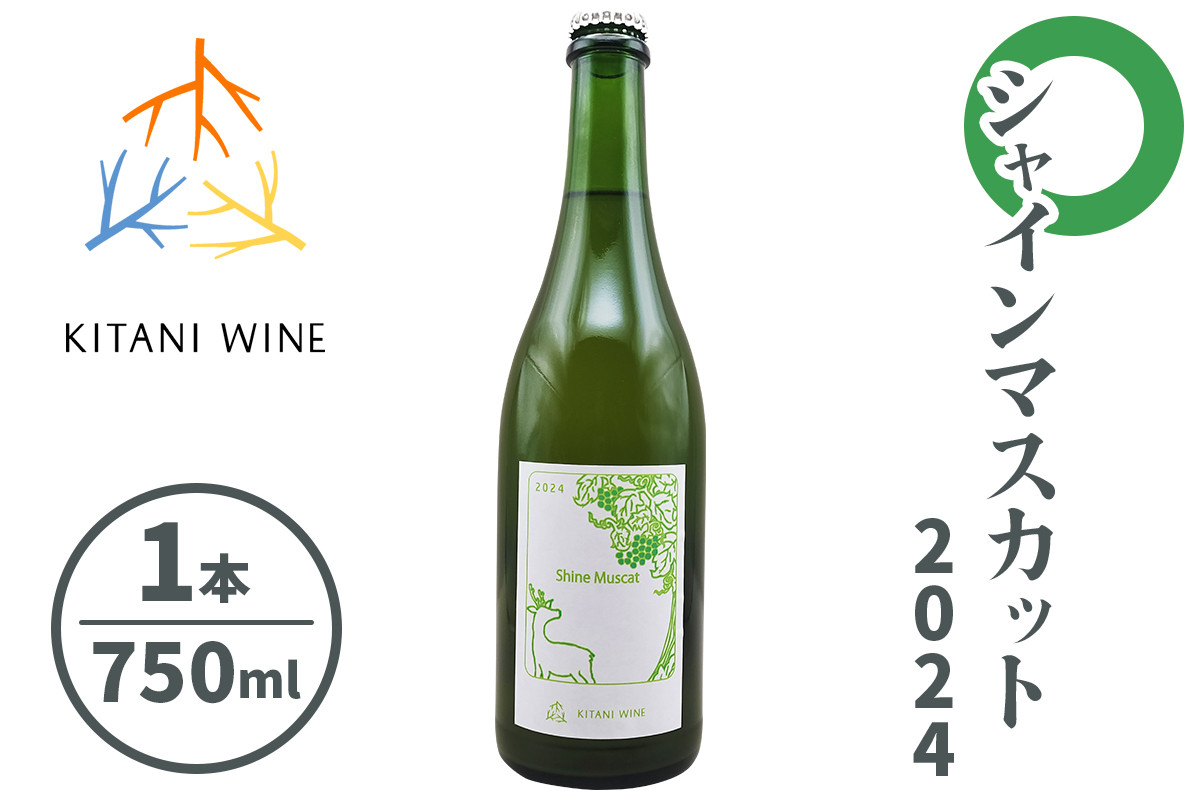 
            シャインマスカット 2024 (750ml×1本)｜ワイン 果実酒 奈良 香芝 [2913]
          