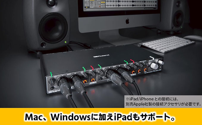【Roland】USBオーディオインターフェース/RUBIX44【配送不可：離島】 携帯 携帯アクセサリー OA機器 タブレット PC 音響機器 