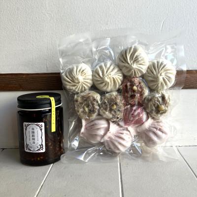 ふるさと納税 藤沢市 薬膳麻辣油(100g)・薬膳ごはん和オリジナル点心(12個)　詰め合わせ |  | 01