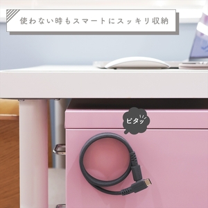 MOTTERU(モッテル) マグネットケーブル PD240W対応 USB-C to USB-C 磁力でまとまる 急速充電 データ転送 1m 2年保証 (MOT-MGCC100)　ラテグレージュ【 ケー