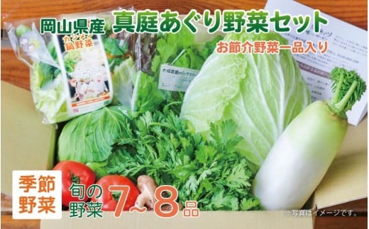 真庭あぐり野菜セット 7～8品 便利なカット野菜入り / 詰め合わせ 産地直送 お試し 岡山県 新鮮 あぐりガーデン 国産 【配送不可：北海道／沖縄県／離島】  【jujy046-01】