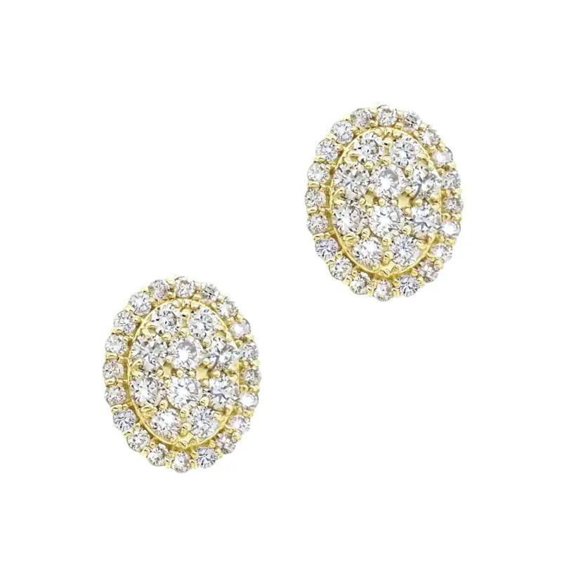 アルカンシェル K18YGダイヤピアス（計 1.0ct）【鑑別書付き】