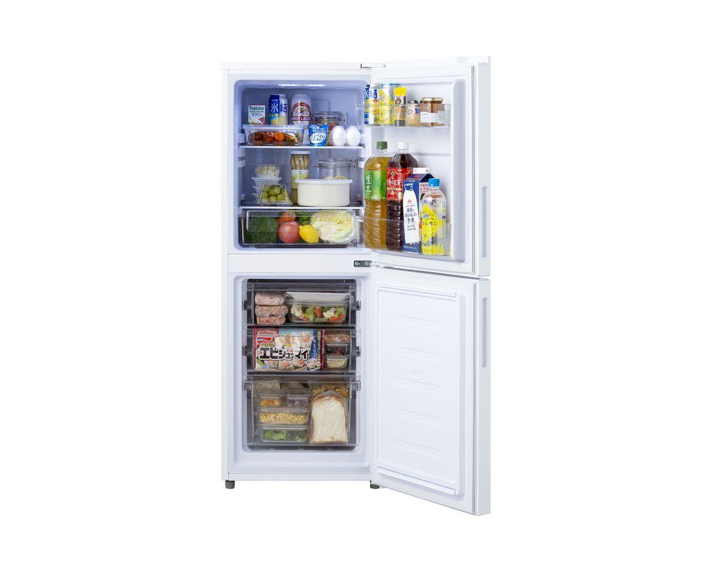 冷凍冷蔵庫 153L IRSN-HF15A-W ホワイト