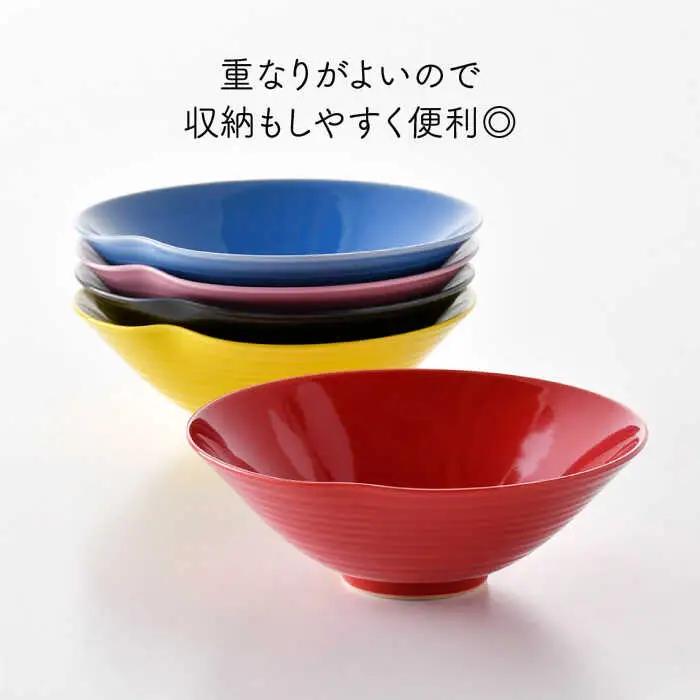 【波佐見焼】　爆誕！ビューティフルカラー  マルチボウル　5色　フルカラーセット　【福田陶器店】[PA333]