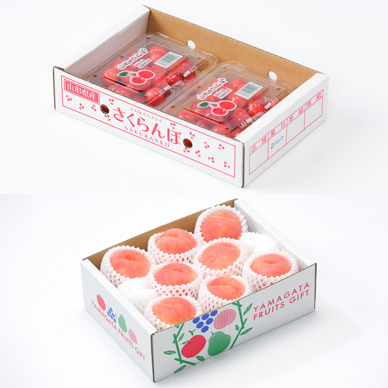 【定期便4回】☆フルーツ王国山形☆佐藤錦・白桃・シャイ