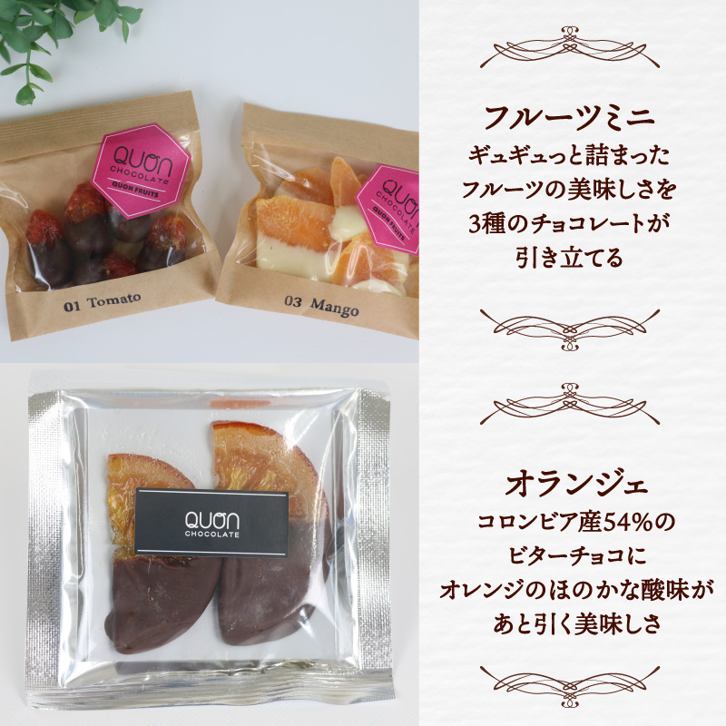 久遠チョコレート 父の日 おすすめBOX テリーヌ ロッシェ フルーツミニ オランジェ クオンシェ おまかせ チョコ チョコレート フルーツ フィナンシェ 焼き菓子 洋菓子 菓子 ギフト プレゼント 