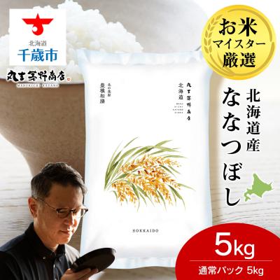 ふるさと納税 千歳市 北海道産ななつぼし 5kg(通常パック5kg×1袋) 特A お米 千歳 北海道米