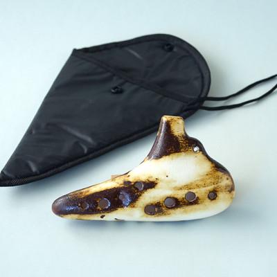 ふるさと納税 瑞浪市 美濃焼オカリナ 〜MOMOYAMA period〜 大人のオカリナ12音階 |  | 01