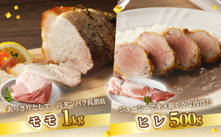 宮崎県産豚ブロック肉4種セット(合計3.5kg) 肉 豚 豚肉 国産_T009-028