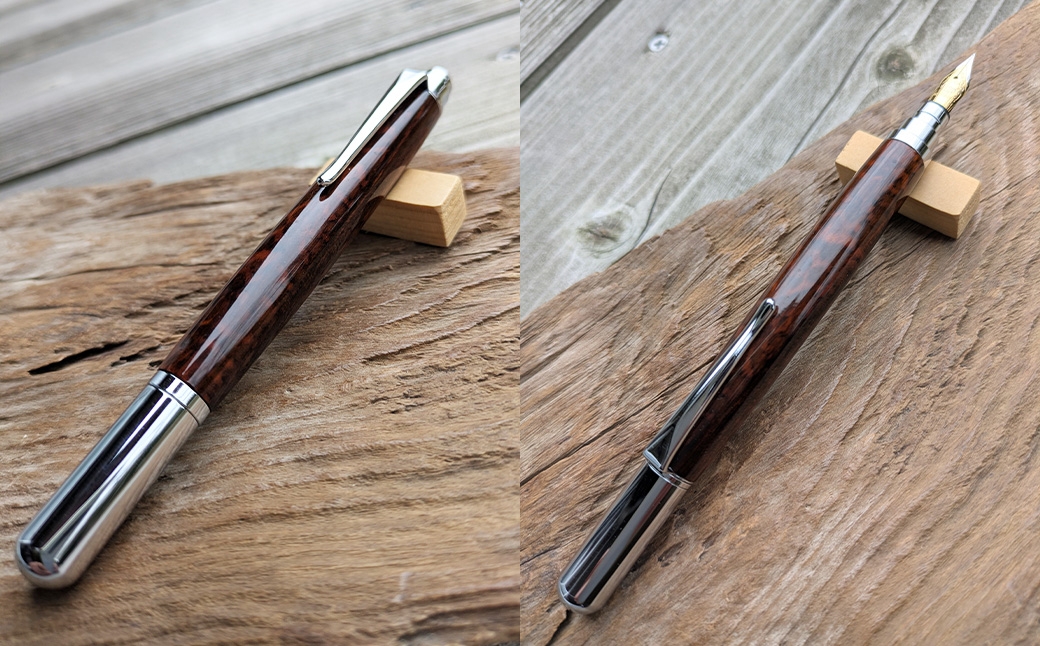 スネークウッドの万年筆 N