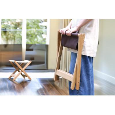 ふるさと納税 筑後市 タタモ 折りたたみスツール オーク 【10年保証】【高野木工】(筑後市) |  | 01