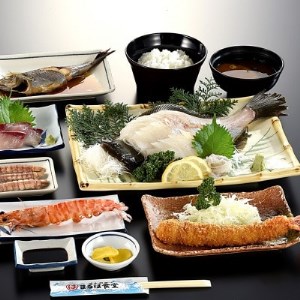 まるは食堂旅館 南知多豊浜本店 の　バス送迎付10名様用日帰り旅行券【1382776】