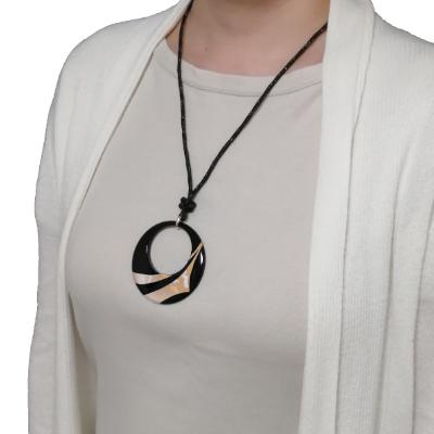 ふるさと納税 海南市 漆器のペンダント　リング形　手描き蒔絵　きらめき |  | 02