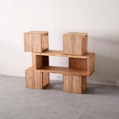 ふるさと納税 江別市 ウッドラック(ロの字)1個 杉 北海道 KOTA 手作り 家具職人 モダン |  | 02