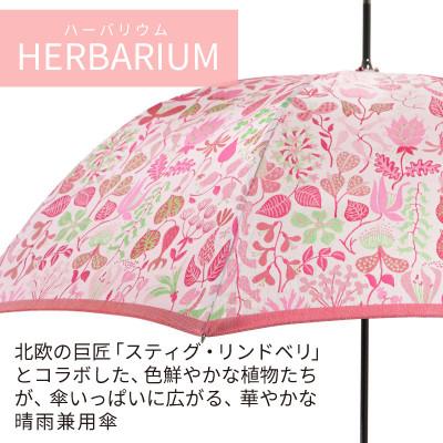 ふるさと納税 都留市 婦人長傘 StigL. ハーバリウム(ピンク) 槙田商店の職人が作る上品な日本製の晴雨兼用婦人傘 |  | 01
