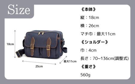 【creareきき】多機能ポケットショルダーバッグ  IZ-307 [ 京都 バッグブランド 多機能コンパクト 帆布バッグ 男女兼用 おしゃれ 人気 おすすめ 鞄 バッグ 天然素材 ギフト プレゼント