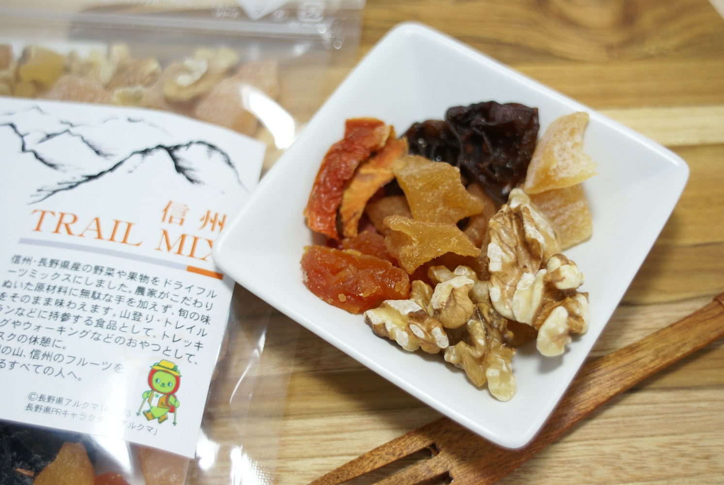 ALL NAGANO　信州TRAIL MIX　6袋 加工食品 ドライフルーツ ドライフルーツミックス おやつ もも リンゴ アンズ ぶどう くるみ セミドライ | ドライフルーツ 人気 おすすめ もも