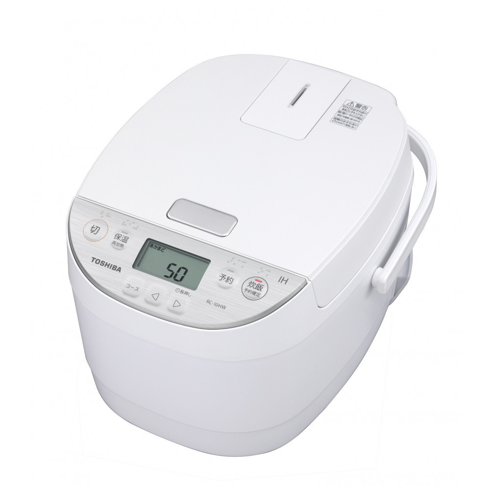 東芝　炊飯器　IH　備長炭ダイヤモンド釜　5.5合　RC-10HW(W)