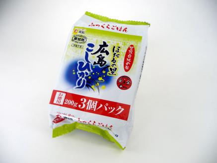 無菌包装米飯　ほたるの里・広島こしひかり