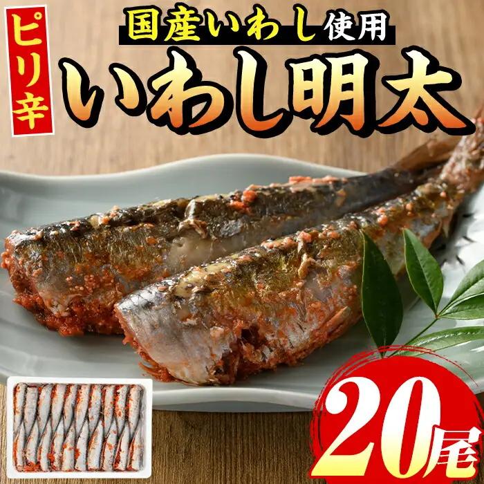ピリ辛いわし明太(20尾)明太子 めんたいこ イワシ 鰯【マル五】as06-042