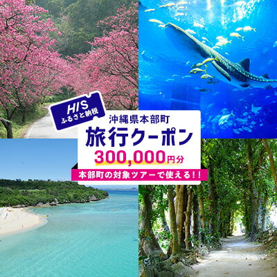 【ふるさと納税】HISふるさと納税クーポン（沖縄県本部町）30万円分 観光 宿泊 宿泊券 トラベル 旅行 クーポン リゾート ホテル 旅館 ファミリー ペア ダイビング 沖縄 本部町 ビーチ やんばる オリオン ゴルフ 美ら海 水族館