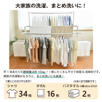 ふるさと納税 坂井市 daim 伸縮式物干し ワイド1.4(シャンパンゴールド)[C-18406] |  | 01