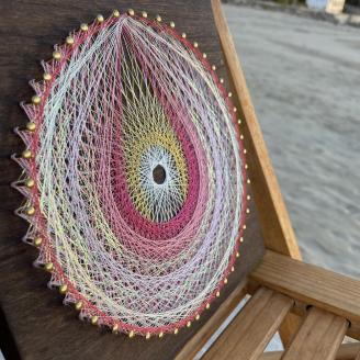 糸掛曼荼羅りん「津姫命～タギツヒメ」【糸掛人 MOKO】_HA0802