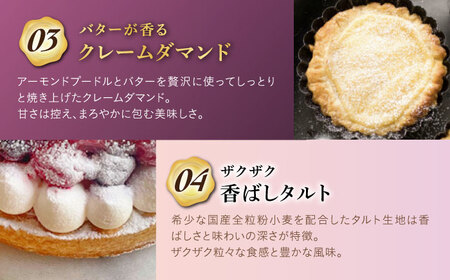 【全12回定期便】ブルーベリー&amp;ラズベリーチーズタルト1ホール(18cm)【心優　－Cotoyu Sweets－】[KAA544]