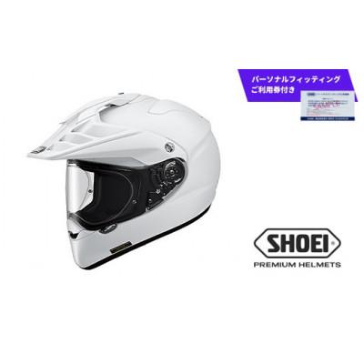 ふるさと納税 一関市 SHOEI ヘルメット HORNET ADV ホワイト S パーソナルフィッティングご利用券付