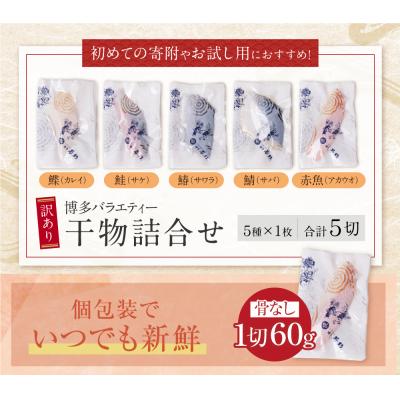 ふるさと納税 福智町 博多バラエティ― 干物詰合せ 5切 |  | 01