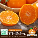 【ふるさと納税】【限定】 有田みかん 2kg 秀品 S ～ Lサイズ 混合 まごころ手選別 柑橘 柑橘類 温州みかん みかん 皮が剥きやすい バランスのとれた甘さ フルーツ 果物 お取り寄せ お取り寄せフルーツ 和歌山県 湯浅町 送料無料