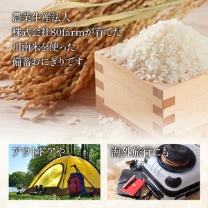 そのまま食べられる備蓄おにぎり （天使のお結び） 塩味 5パック入り 【 米 お米 白米 国産 宮崎県産 おにぎり キャンプ アウトドア 長期保存 備蓄 】