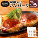 【ふるさと納税】和牛入りハンバーグ 合計720g 約120g×6個入 ハンバーグ 和牛 牛肉 肉 惣菜 おかず 九州 長崎県 冷凍 送料無料