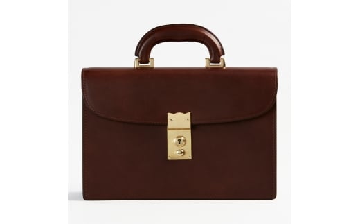 冠式セカンドバッグ(B5 2気室) チョコ【0997-2-BTL】｜革製品 レザー 国産 [0982]