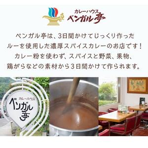 L ベンガル亭特製スパイスカレー！（スパイスソース・辛口）6袋
