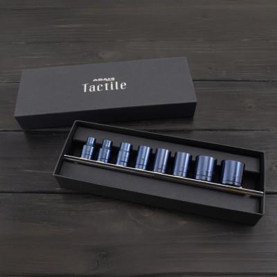 ふるさと納税 燕市 差込角9.5mm[3/8] Tactile LIGHTOOL ソケットセット8点セット(ブルー)