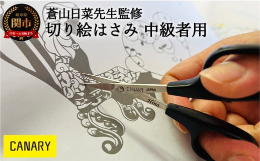 
H13-69 蒼山日菜監修 切り絵はさみ中級者用（DSA-100M） 切り絵 鋏 工作 紙工作 クラフト 日本製 ハサミ はさみ 鋏 正規品
メーカー メーカ直送 関市 刃物 修理可能 アフターケア 文具 監修 切り絵作家 刃物の町
長谷川刃物 キャナリー CANARY canary 【30営業日】（45日程度）を目安に発送
