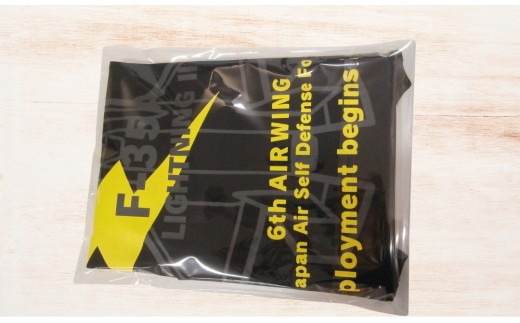 小松基地オリジナルF-35A Tシャツ 黒（Mサイズ）